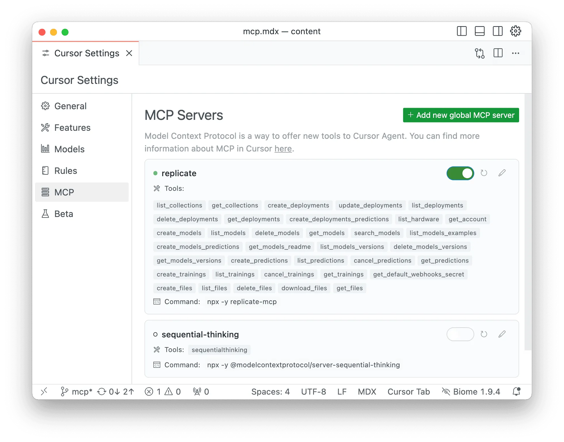 Cursor MCP